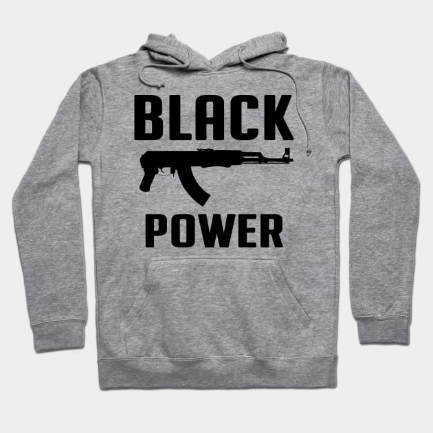 Cool Black Power AK47, Black Lives Matter, Black Historie Hoodie by Jakavonis